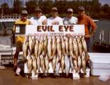 Five guys and a bounty of fish caught on Lake Erie.